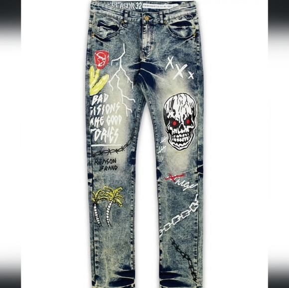 Reason Other - NWT Distressed Men 's Jeans
